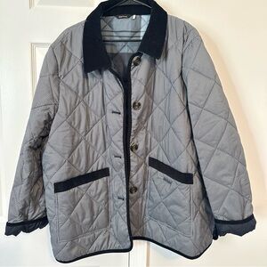 Barbour Women's Quilted Jacket - Black and Gray